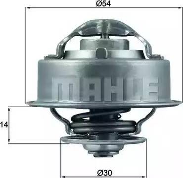 Behr TX 124 87D - Termostats, Dzesēšanas šķidrums ps1.lv