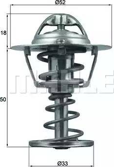 Behr TX 126 82D - Termostats, Dzesēšanas šķidrums ps1.lv