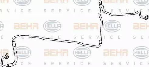 BEHR HELLA Service 9GS 351 338-041 - Augstspiediena cauruļvads, Gaisa kond. sist. ps1.lv