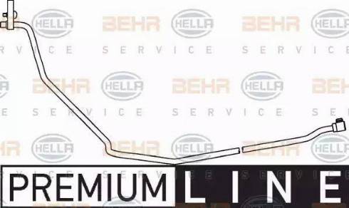 BEHR HELLA Service 9GS 351 337-081 - Augstspiediena cauruļvads, Gaisa kond. sist. ps1.lv