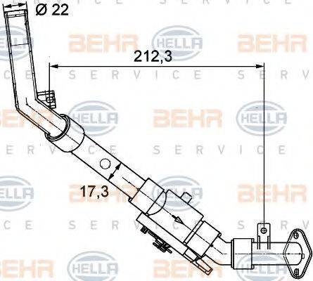 BEHR HELLA Service 9XL 351 328-031 - Dzesēšanas šķidruma regulēšanas vārsts ps1.lv