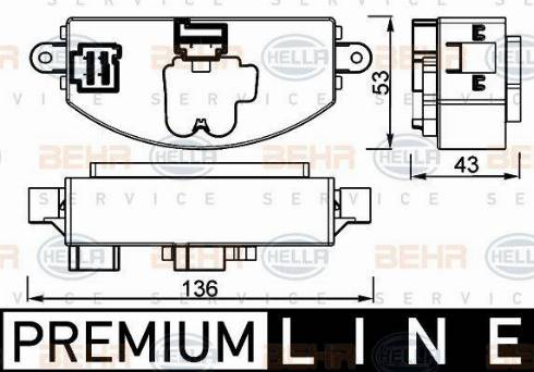 BEHR HELLA Service 5HL 351 332-471 - Regulators, Salona ventilators ps1.lv