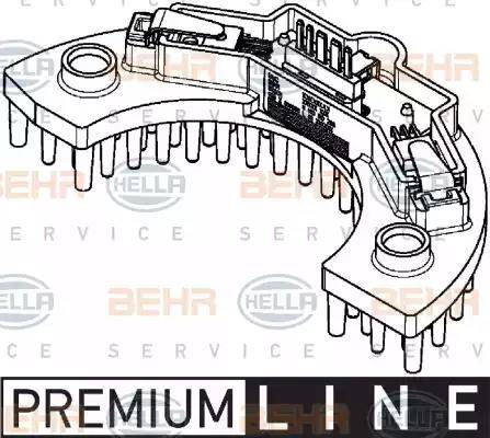 BEHR HELLA Service 5HL 351 321-561 - Regulators, Salona ventilators ps1.lv