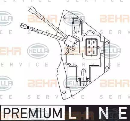 BEHR HELLA Service 5HL 351 321-171 - Regulators, Salona ventilators ps1.lv