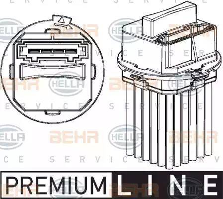 BEHR HELLA Service 5HL 351 321-321 - Regulators, Salona ventilators ps1.lv