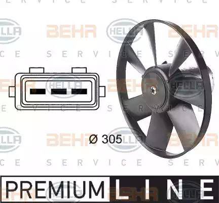 BEHR HELLA Service 8EW 009 144-471 - Ventilators, Motora dzesēšanas sistēma ps1.lv