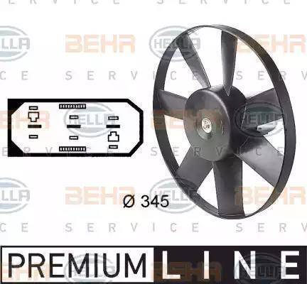 BEHR HELLA Service 8EW 009 144-531 - Ventilators, Motora dzesēšanas sistēma ps1.lv