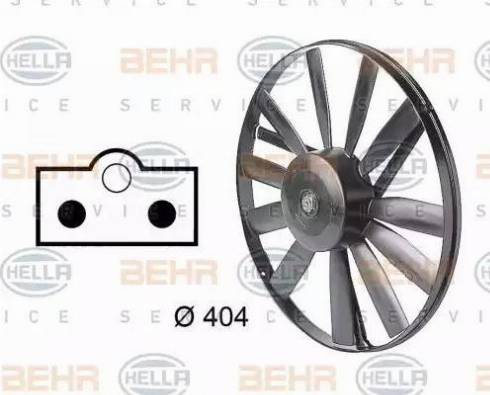 BEHR HELLA Service 8EW 009 144-711 - Ventilators, Motora dzesēšanas sistēma ps1.lv