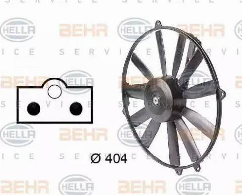 BEHR HELLA Service 8EW 009 144-731 - Ventilators, Motora dzesēšanas sistēma ps1.lv