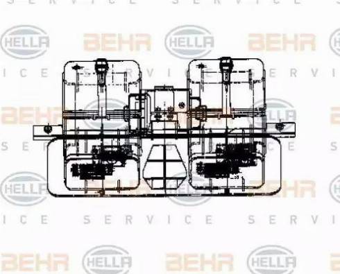 BEHR HELLA Service 8EW 009 158-571 - Salona ventilators ps1.lv