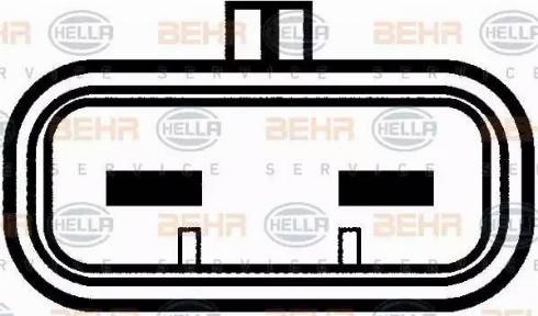 BEHR HELLA Service 8EW 009 158-701 - Ventilators, Motora dzesēšanas sistēma ps1.lv