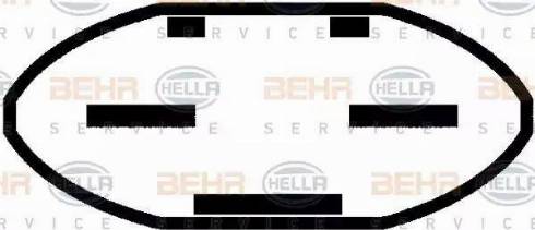 BEHR HELLA Service 8EW 009 158-771 - Ventilators, Motora dzesēšanas sistēma ps1.lv