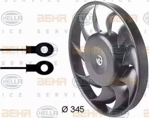 BEHR HELLA Service 8EW 009 157-031 - Ventilators, Motora dzesēšanas sistēma ps1.lv