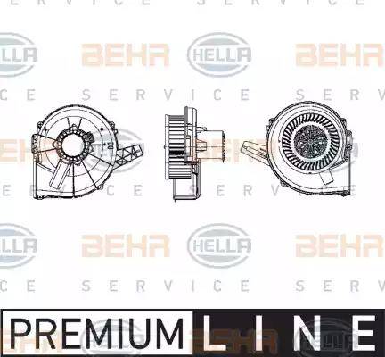 BEHR HELLA Service 8EW 009 157-111 - Salona ventilators ps1.lv