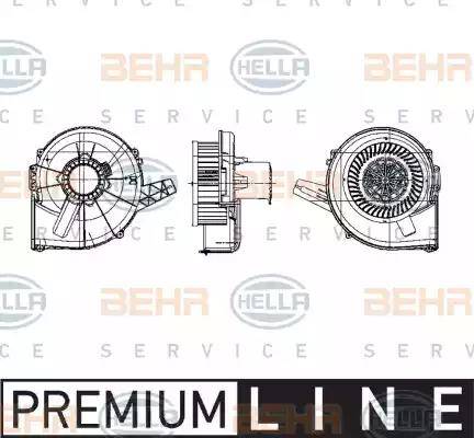 BEHR HELLA Service 8EW 009 157-131 - Salona ventilators ps1.lv