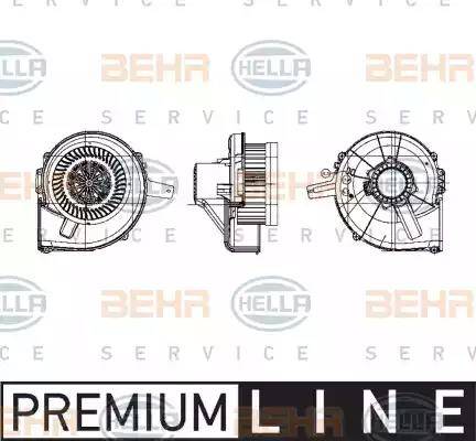 BEHR HELLA Service 8EW 009 157-121 - Salona ventilators ps1.lv