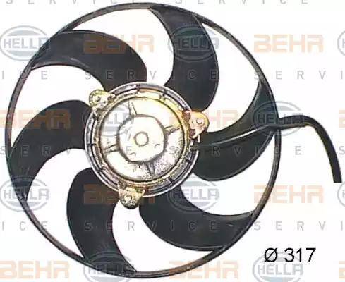 BEHR HELLA Service 8EW 351 044-211 - Ventilators, Motora dzesēšanas sistēma ps1.lv