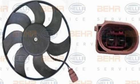 BEHR HELLA Service 8EW 351 040-064 - Ventilators, Motora dzesēšanas sistēma ps1.lv