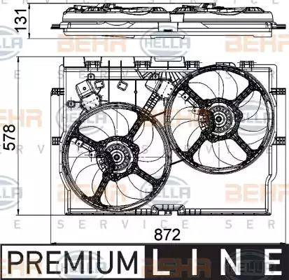 BEHR HELLA Service 8EW 351 041-441 - Ventilators, Motora dzesēšanas sistēma ps1.lv