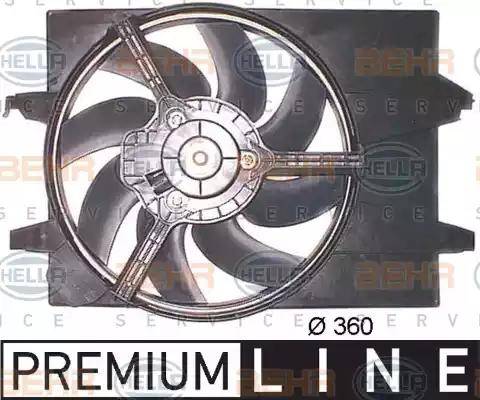 BEHR HELLA Service 8EW 351 043-671 - Ventilators, Motora dzesēšanas sistēma ps1.lv