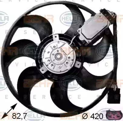 BEHR HELLA Service 8EW 351 043-231 - Ventilators, Motora dzesēšanas sistēma ps1.lv