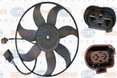 BEHR HELLA Service 8EW 351 039-191 - Ventilators, Motora dzesēšanas sistēma ps1.lv