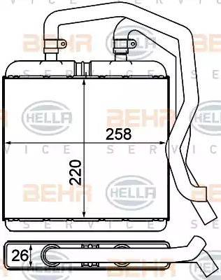 BEHR HELLA Service 8FH 351 000-601 - Siltummainis, Salona apsilde ps1.lv