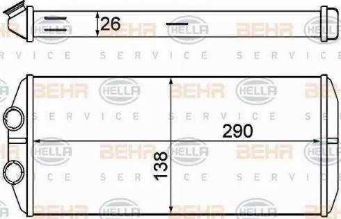 BEHR HELLA Service 8FH 351 000-631 - Siltummainis, Salona apsilde ps1.lv