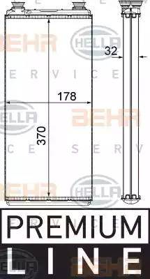 BEHR HELLA Service 8FH 351 000-381 - Siltummainis, Salona apsilde ps1.lv