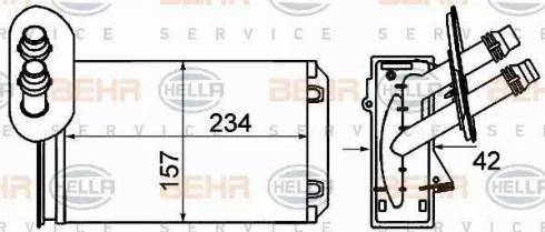 BEHR HELLA Service 8FH 351 001-621 - Siltummainis, Salona apsilde ps1.lv