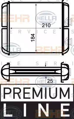 BEHR HELLA Service 8FH 351 024-271 - Siltummainis, Salona apsilde ps1.lv