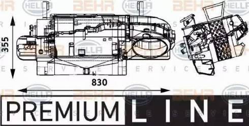 BEHR HELLA Service 8FH 351 314-531 - Siltummainis, Salona apsilde ps1.lv