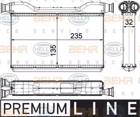 BEHR HELLA Service 8FH 351 315-491 - Siltummainis, Salona apsilde ps1.lv