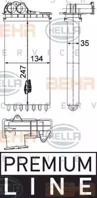 BEHR HELLA Service 8FH 351 315-561 - Siltummainis, Salona apsilde ps1.lv