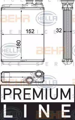 BEHR HELLA Service 8FH 351 315-501 - Siltummainis, Salona apsilde ps1.lv