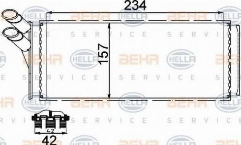 BEHR HELLA Service 8FH 351 311-424 - Siltummainis, Salona apsilde ps1.lv