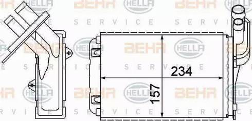 BEHR HELLA Service 8FH 351 311-631 - Siltummainis, Salona apsilde ps1.lv