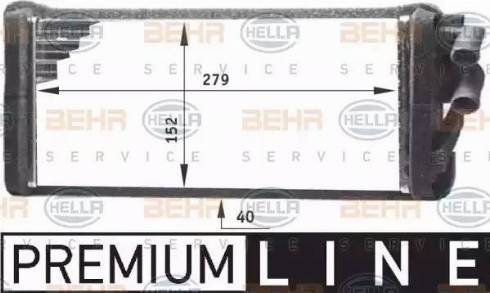 BEHR HELLA Service 8FH 351 311-621 - Siltummainis, Salona apsilde ps1.lv