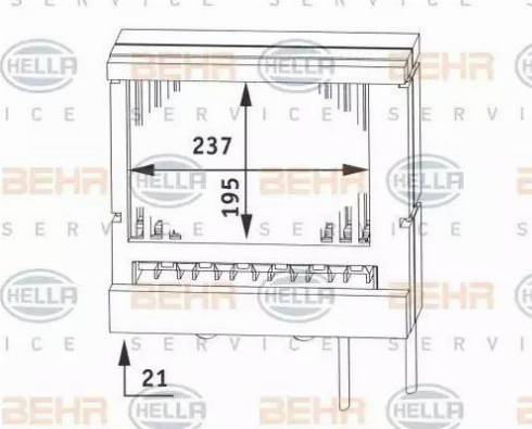 BEHR HELLA Service 8FH 351 311-241 - Siltummainis, Salona apsilde ps1.lv