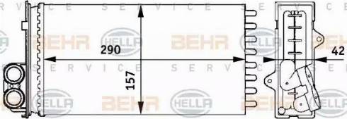 BEHR HELLA Service 8FH 351 313-441 - Siltummainis, Salona apsilde ps1.lv