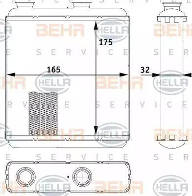 BEHR HELLA Service 8FH 351 313-541 - Siltummainis, Salona apsilde ps1.lv