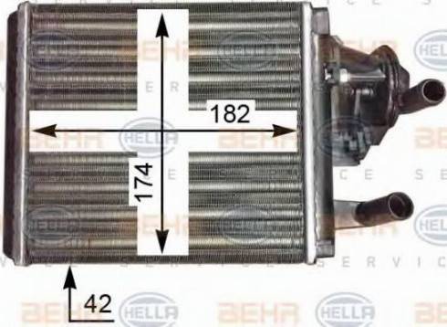 BEHR HELLA Service 8FH 351 313-004 - Siltummainis, Salona apsilde ps1.lv