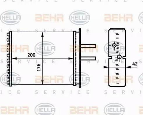 BEHR HELLA Service 8FH 351 313-381 - Siltummainis, Salona apsilde ps1.lv