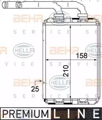 BEHR HELLA Service 8FH 351 313-321 - Siltummainis, Salona apsilde ps1.lv