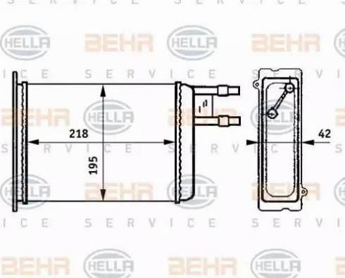 BEHR HELLA Service 8FH 351 313-371 - Siltummainis, Salona apsilde ps1.lv