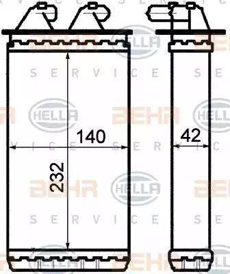 BEHR HELLA Service 8FH 351 313-201 - Siltummainis, Salona apsilde ps1.lv