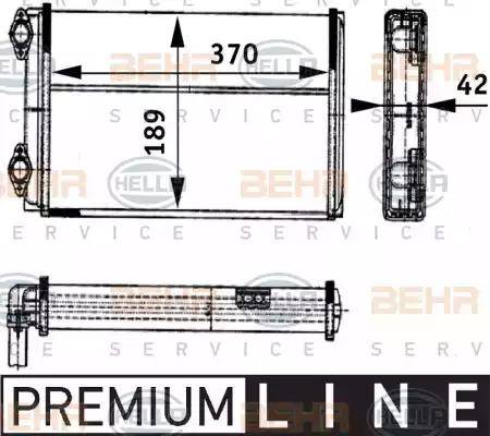 BEHR HELLA Service 8FH 351 312-421 - Siltummainis, Salona apsilde ps1.lv