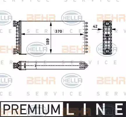 BEHR HELLA Service 8FH 351 312-551 - Siltummainis, Salona apsilde ps1.lv