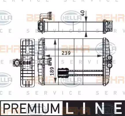 BEHR HELLA Service 8FH 351 312-021 - Siltummainis, Salona apsilde ps1.lv