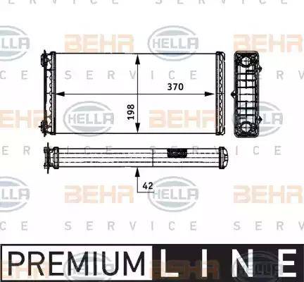 BEHR HELLA Service 8FH 351 312-181 - Siltummainis, Salona apsilde ps1.lv